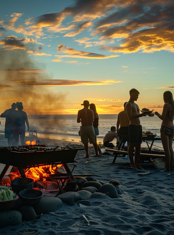QM2 Boat Tours Beach BBQ